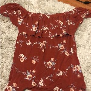 off the shoulder shirt